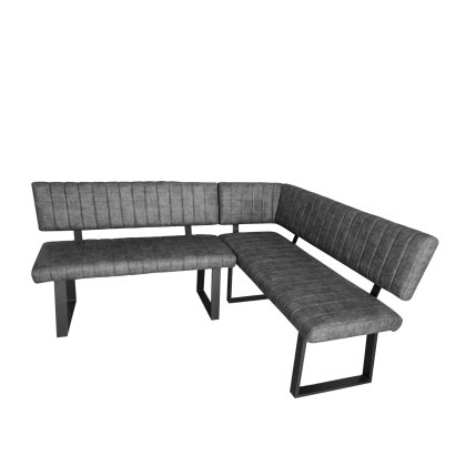 Roxburgh - Corner Bench RH (Grey Faux Leather) Roxburgh - Corner Bench RH (Grey Faux Leather)