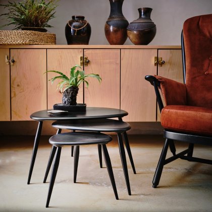 Ercol Collection - Pebble Nest of Tables Ercol Collection - Pebble Nest of Tables