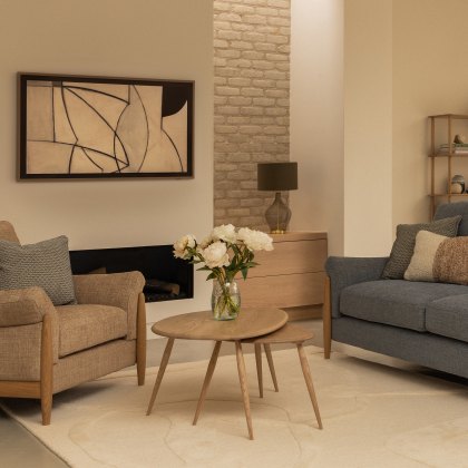 Ercol Collection - Pebble Coffee Table Nest Ercol Collection - Pebble Coffee Table Nest