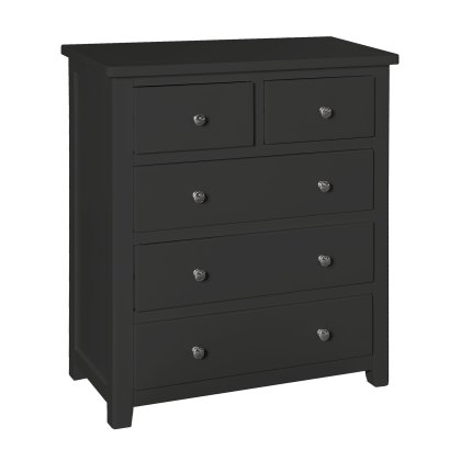 Hartford - 2+3 Drawer Chest (Charcoal) Hartford - 2+3 Drawer Chest (Charcoal)