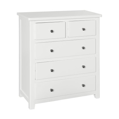 Hartford - 2+3 Drawer Chest (White) Hartford - 2+3 Drawer Chest (White)