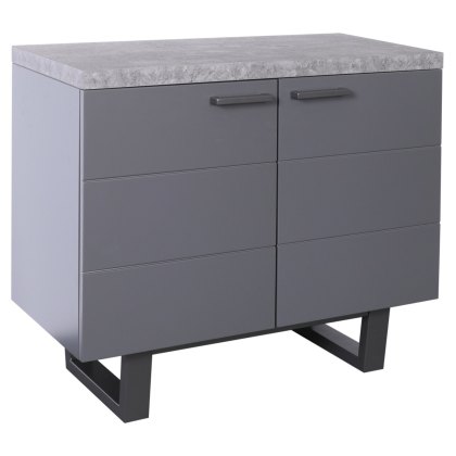Roxburgh - Small Sideboard (Stone Effect) Roxburgh - Small Sideboard (Stone Effect)