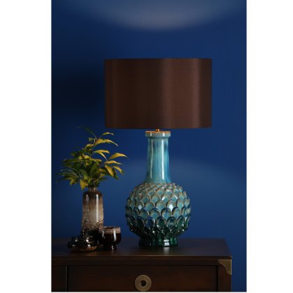 Dar - Edlyn Table Lamp Blue Reactive Glaze Base Only