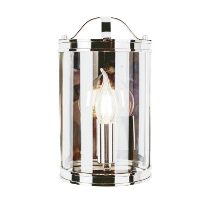 Laura Ashley - Harrington Wall Light Polished Nickel Glass Laura Ashley - Harrington Wall Light Polished Nickel Glass