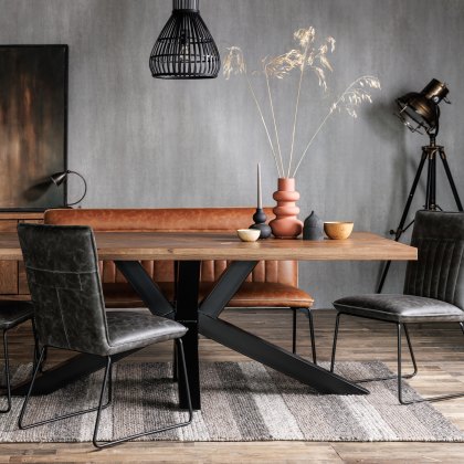 Camden - 200cm Holburn Dining Table (Star Base)