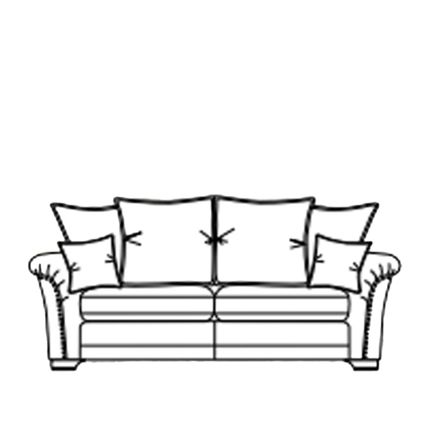 Alstons Fairbanks - 3 Seat Sofa (Pillow Back)