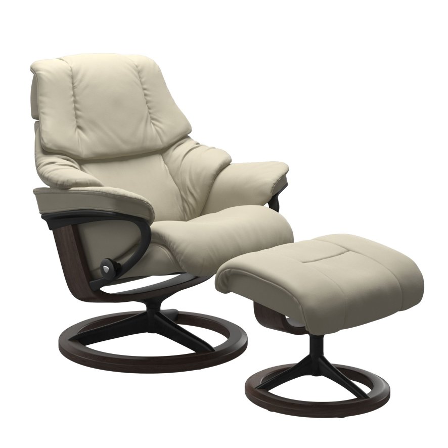 Stressless Stressless Reno - Recliner Chair with Footstool (Signature Base)