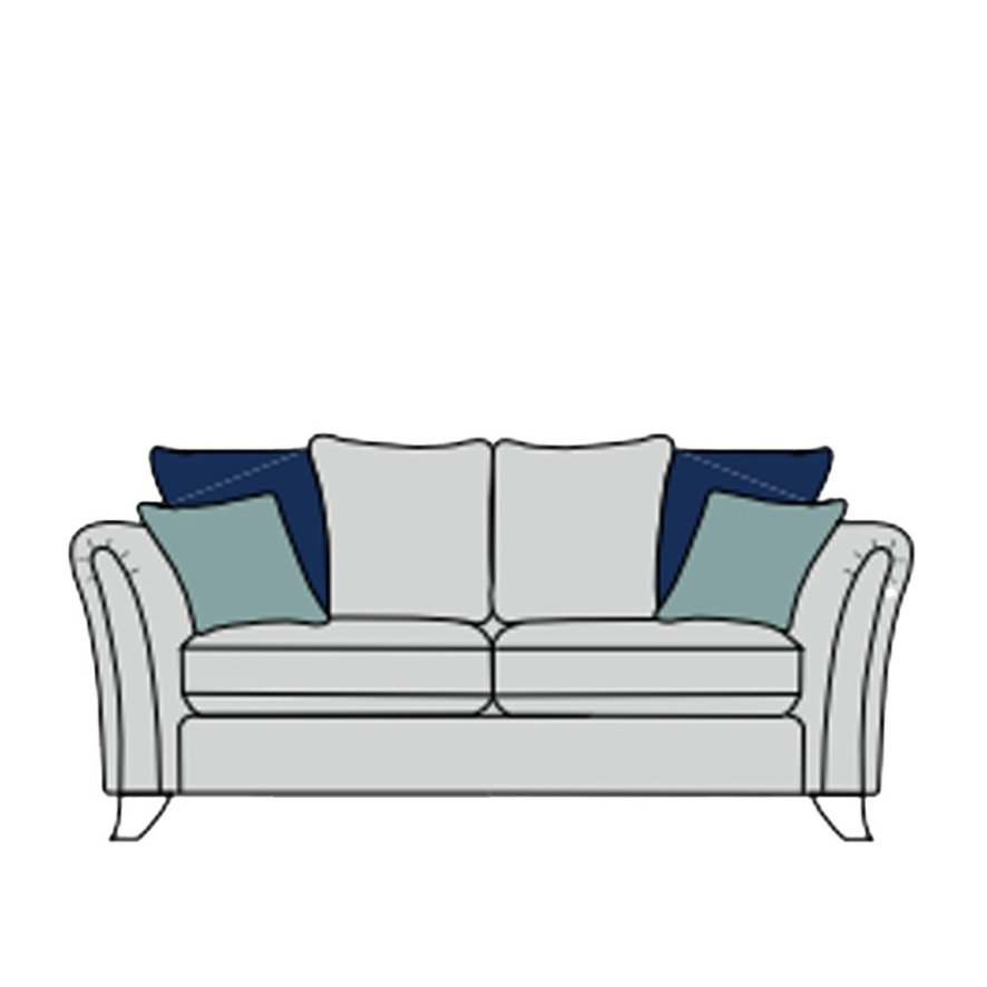 Alstons Hannah - 3 Seat Sofa (Pillow Back)