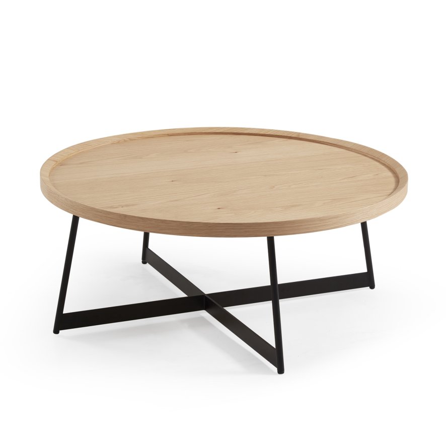 Value Mark Furniture Galaxy - Round Coffee Table (Oak)