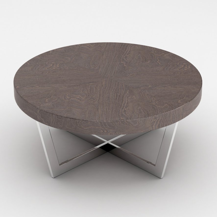 Value Mark Furniture Orion - Circular Coffee Table (Acorn)