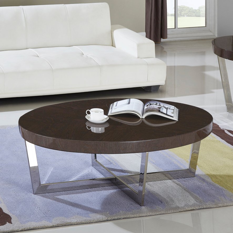 Value Mark Furniture Orion - Oval Coffee Table (Acorn)