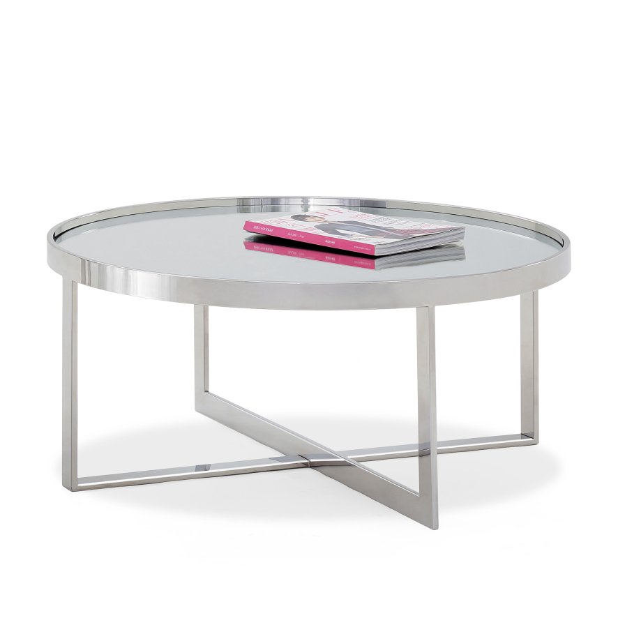 Value Mark Furniture Galactica - Coffee Table (Stainless Steel)