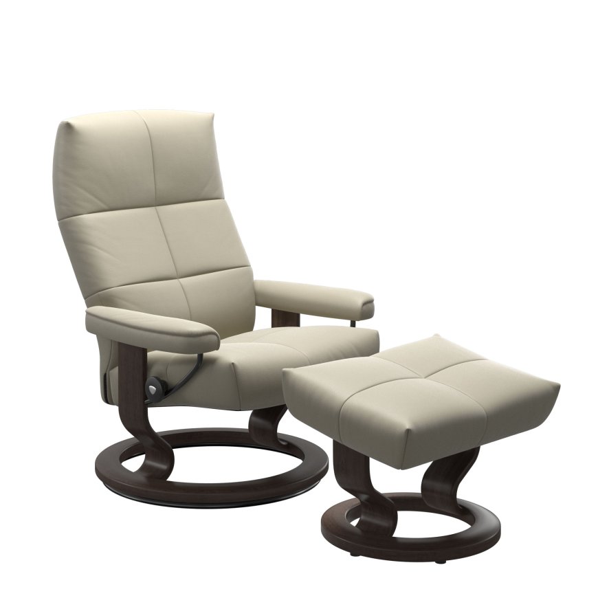 Stressless Stressless David - Recliner Chair with Footstool (Classic Base)