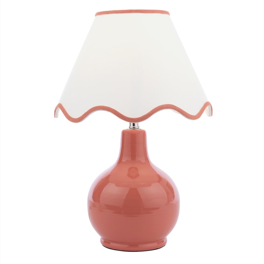 Laura Ashley Laura Ashley - Bramhope Table Lamp (Terracotta With Shade)