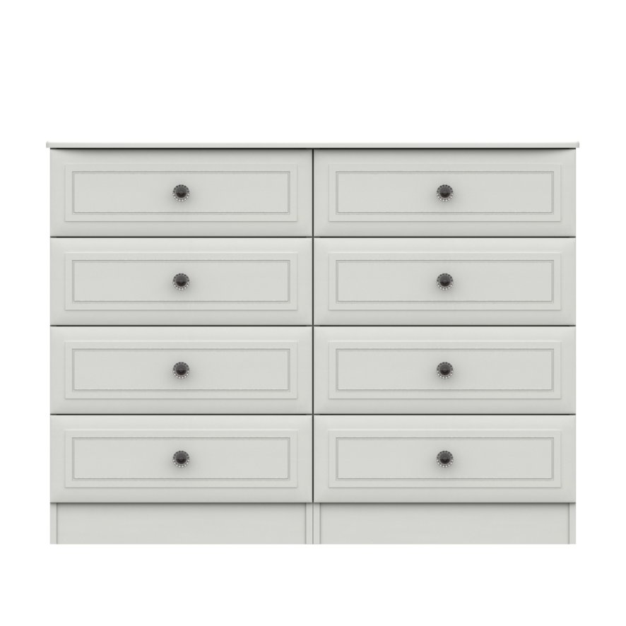 One Call Furniture Devon - Four Drawer Double Chest (Soft Close)