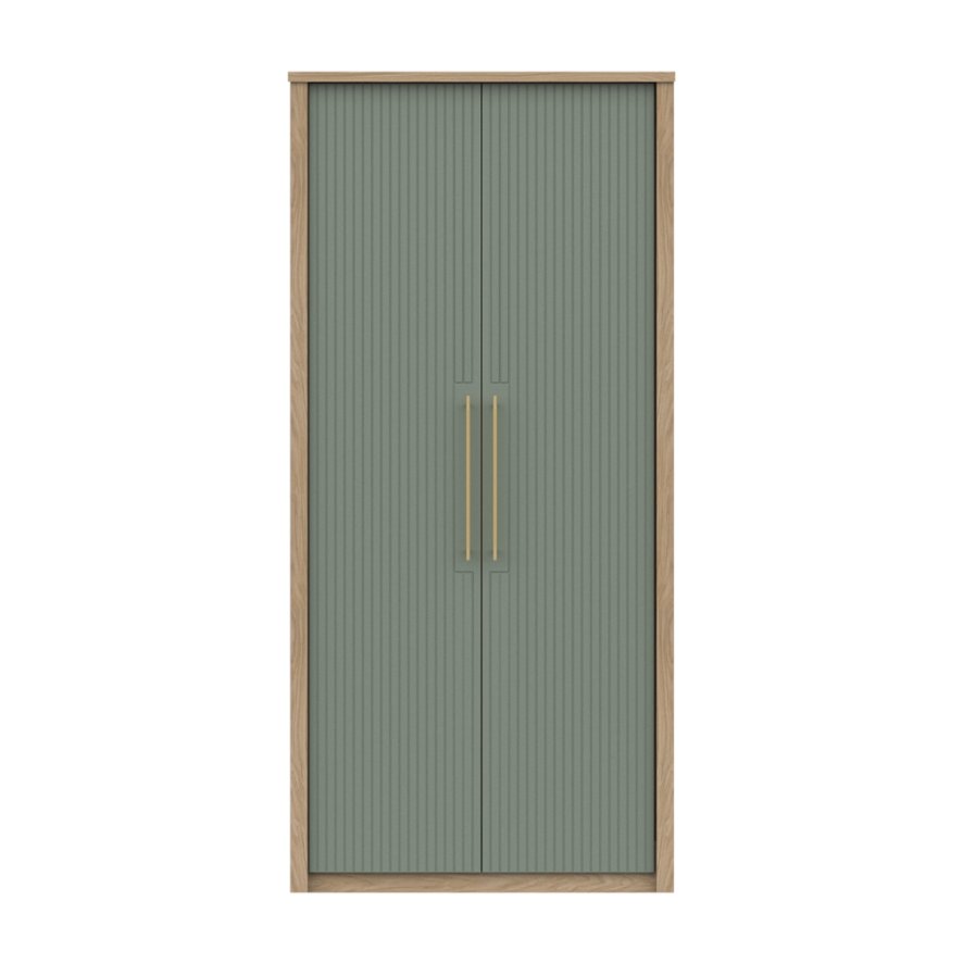 One Call Furniture Exeter - Two Door Wardrobe (Soft Close)