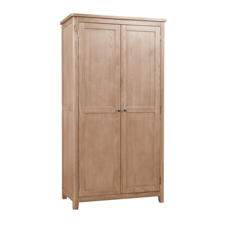 Classic Furniture Hartford - 2 Door Wardrobe (Oak)