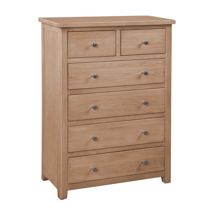 Classic Furniture Hartford - 2+4 Drawer Chest (Oak)