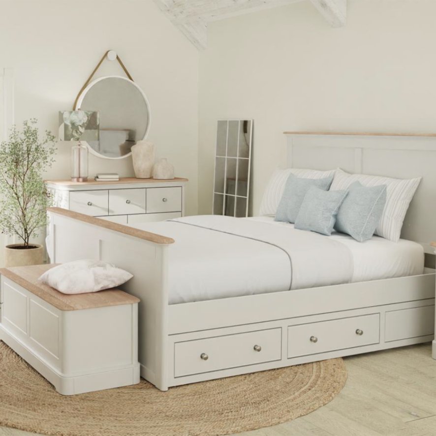 Hill and Hunter Chartwell - Superking Panel Bed with High Foot End