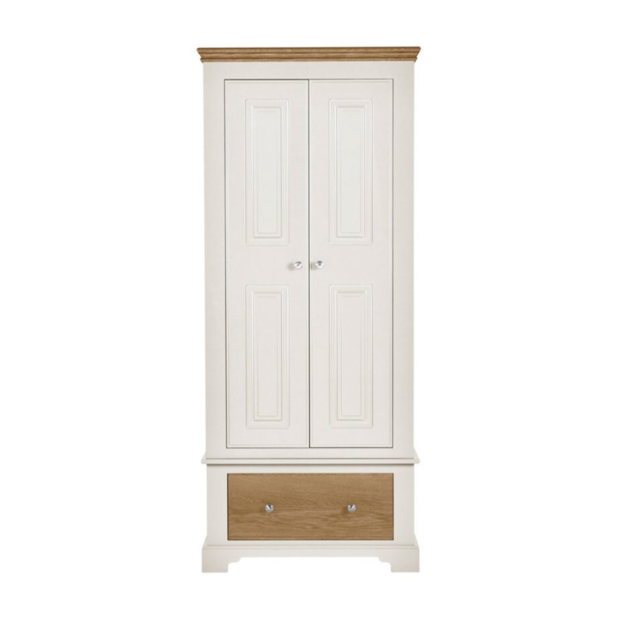 Hill and Hunter Hambledon Bedroom - Two Door Wardrobe with One Drawer (Small)