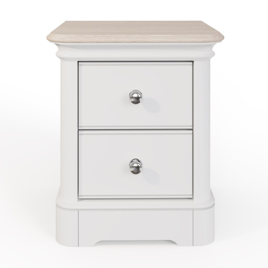 Hill and Hunter Chartwell - Two Drawer Bedside Chest (Narrow)