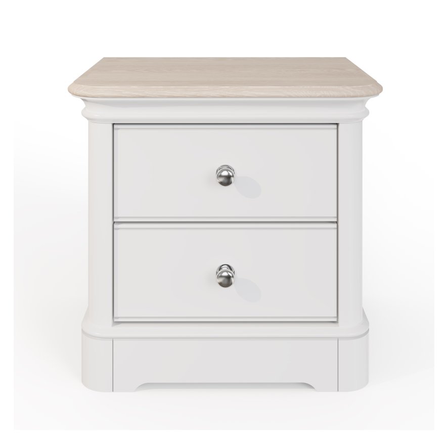 Hill and Hunter Chartwell - Two Drawer Bedside Chest (Wide)