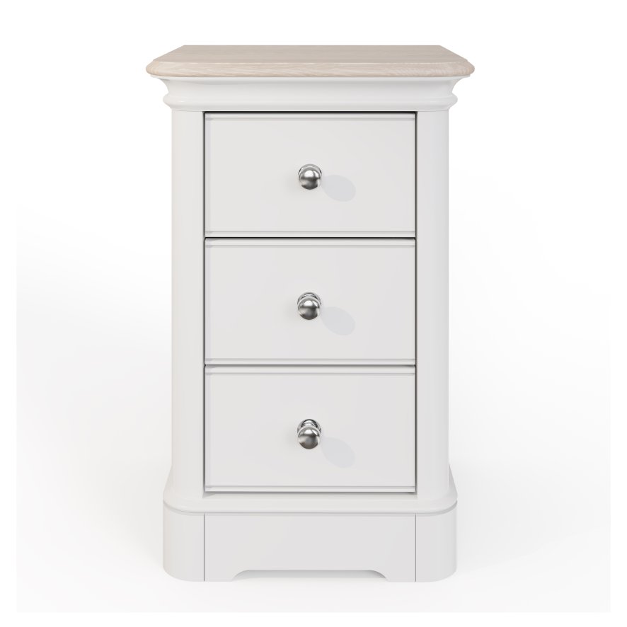 Hill and Hunter Chartwell - Three Drawer Bedside Chest (Narrow)