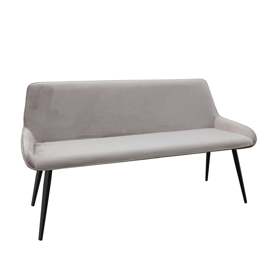 Classic Furniture Malta - Bench (Taupe Velvet)