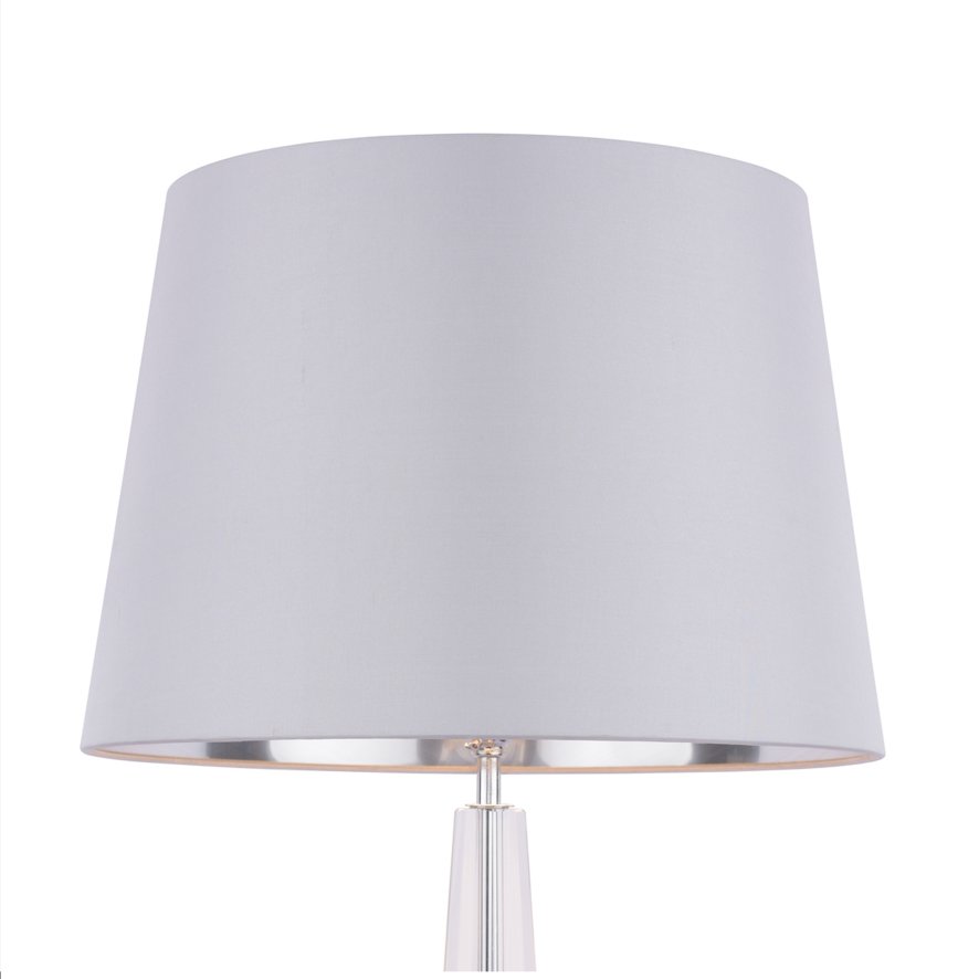 Laura Ashley Laura Ashley - Emyr Silk Tapered Drum Shade Grey