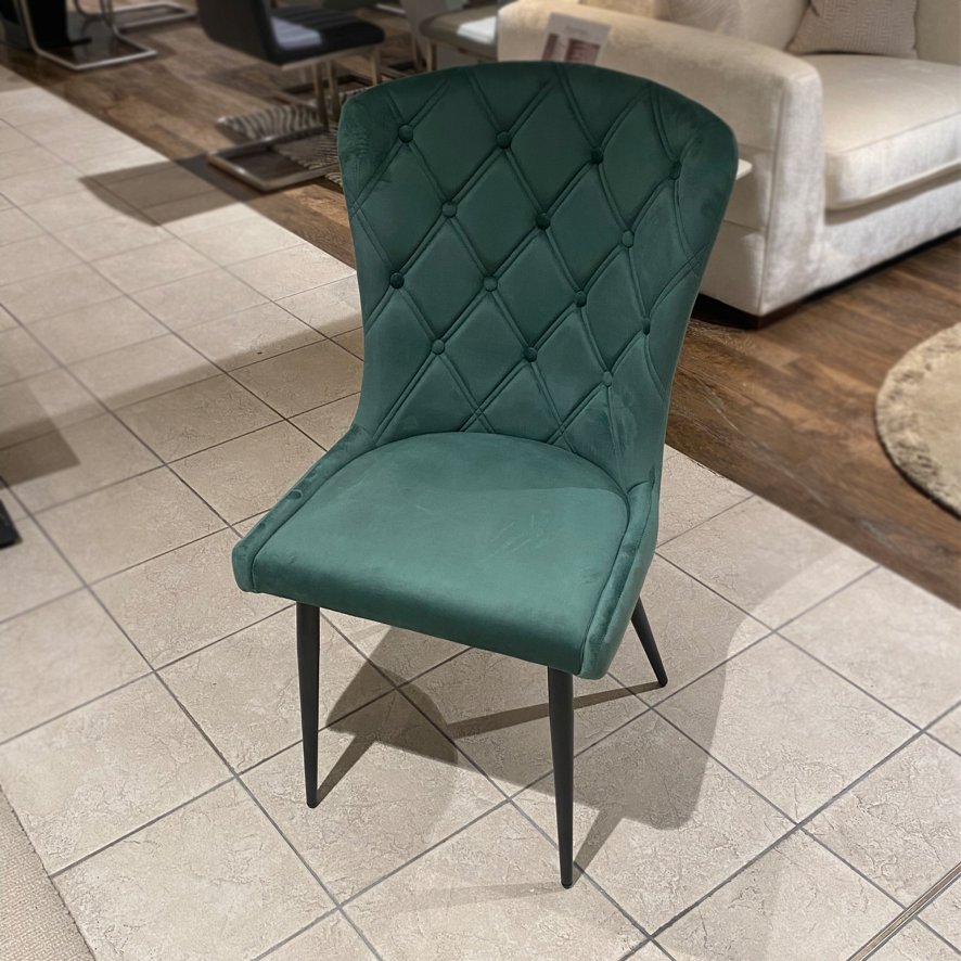 Furniture Link Merlin - Chair (Green Fabric)