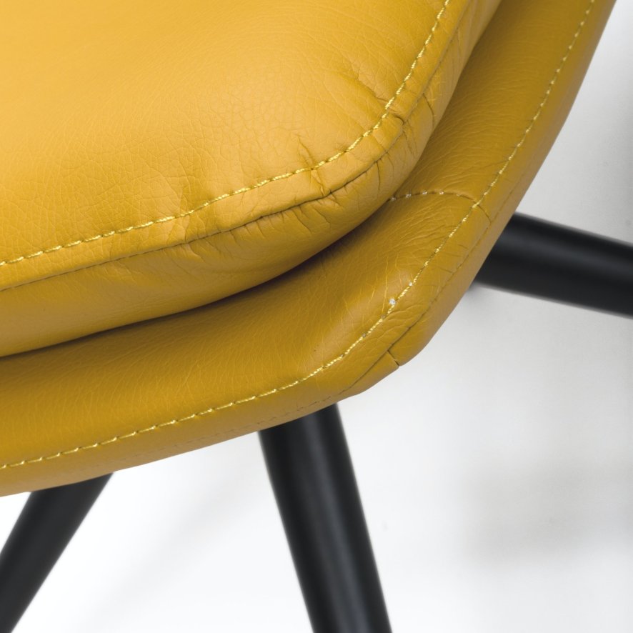 Ochre swivel store chair