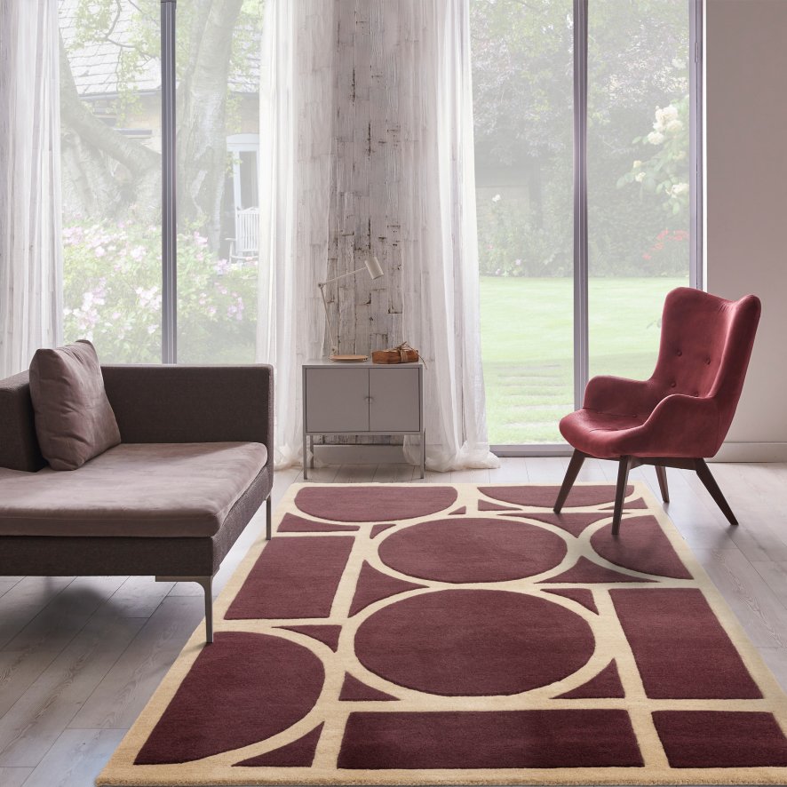 Metro - Plum Rug Metro - Plum Rug