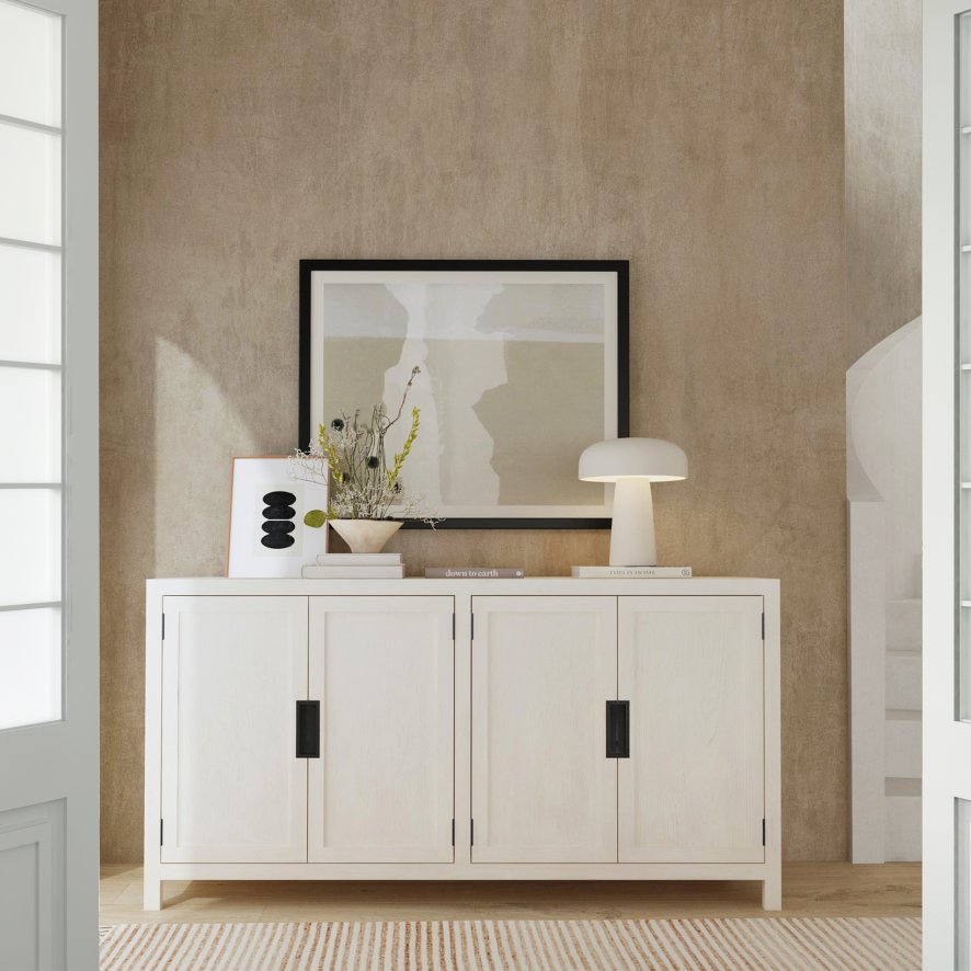 Oasis - Four-Door Sideboard (Cream) Oasis - Four-Door Sideboard (Cream)