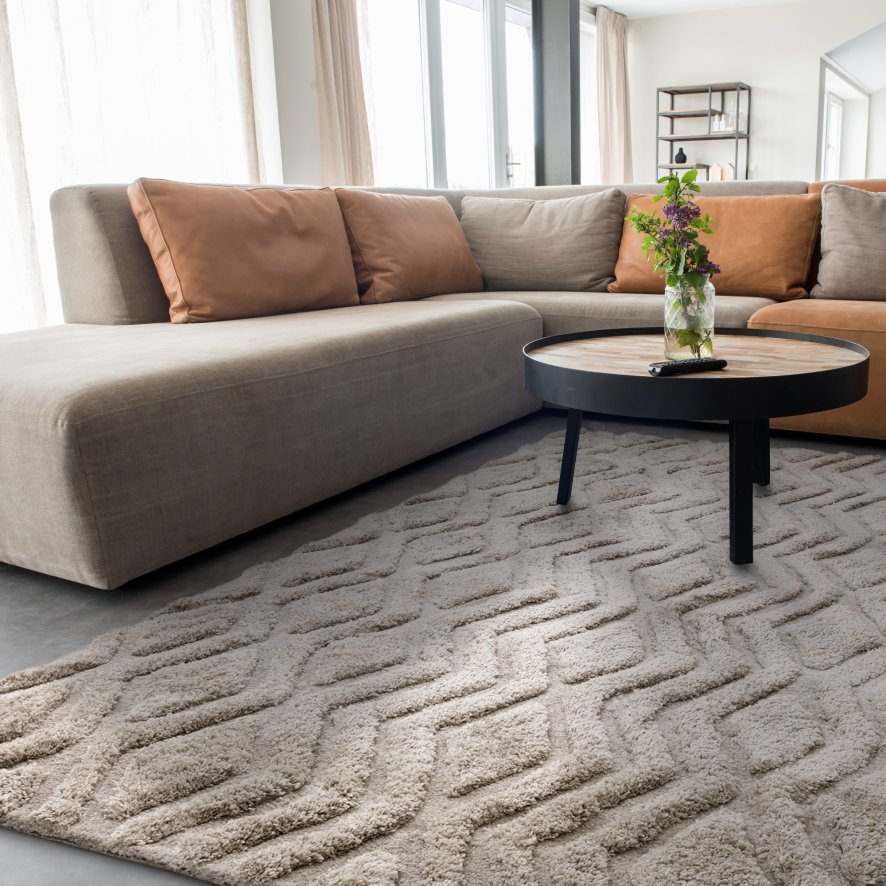 Harrison - Greige Shaggy Rug Harrison - Greige Shaggy Rug
