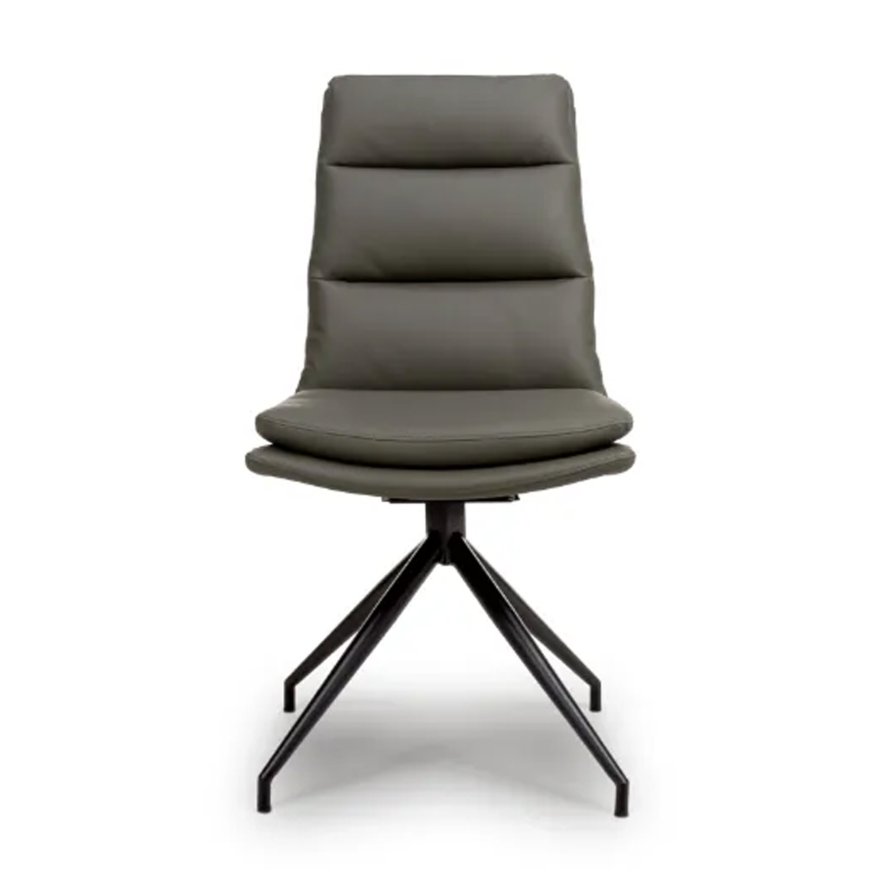 Furniture Link Nobo Swivel - Chair (Truffle Faux Leather)