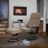 Stressless Stressless View - Recliner Chair and Footstool (Signature Base)