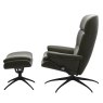 Stressless Stressless Rome - Recliner Chair and Footstool with Adjustable Headrest (Star Base)