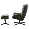 Stressless Stressless Rome - Recliner Chair and Footstool with Adjustable Headrest (Cross Base)
