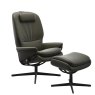 Stressless Stressless Rome - High Back Recliner Chair with Footstool (Cross Base)