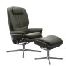 Stressless Stressless Rome - High Back Recliner Chair with Footstool (Cross Base)