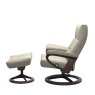 Stressless Stressless David - Recliner Chair with Footstool (Signature Base)