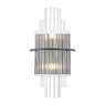 Dar Lighting Dar - Lukas 2 Light Wall Light (Satin Black)