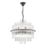 Dar Lighting Dar - Lukas 13 Light Pendant (Satin Black)