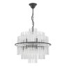 Dar Lighting Dar - Lukas 13 Light Pendant (Satin Black)