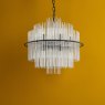 Dar Lighting Dar - Lukas 13 Light Pendant (Satin Black)