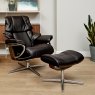 Stressless Stressless Reno - Recliner Chair with Footstool (Cross Base)