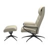 Stressless Stressless London - High Back Recliner Chair with Footstool (Star Base)