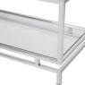 Libra Abington - Clear Glass Display Unit with Stainless Steel Frame