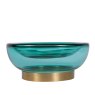 Libra Jorum - Glass Bowl with Brass Detail