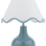 Laura Ashley Laura Ashley - Bramhope Table Lamp (Blue Ceramic With Shade)